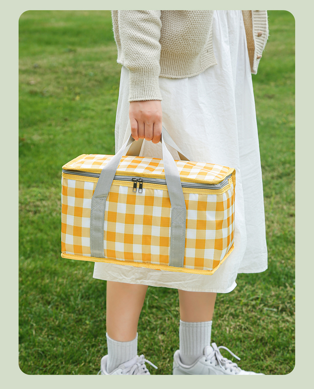 Large Capacity Insulated Picni - Tote Bag Sublimation incelemesi ve fiyatı