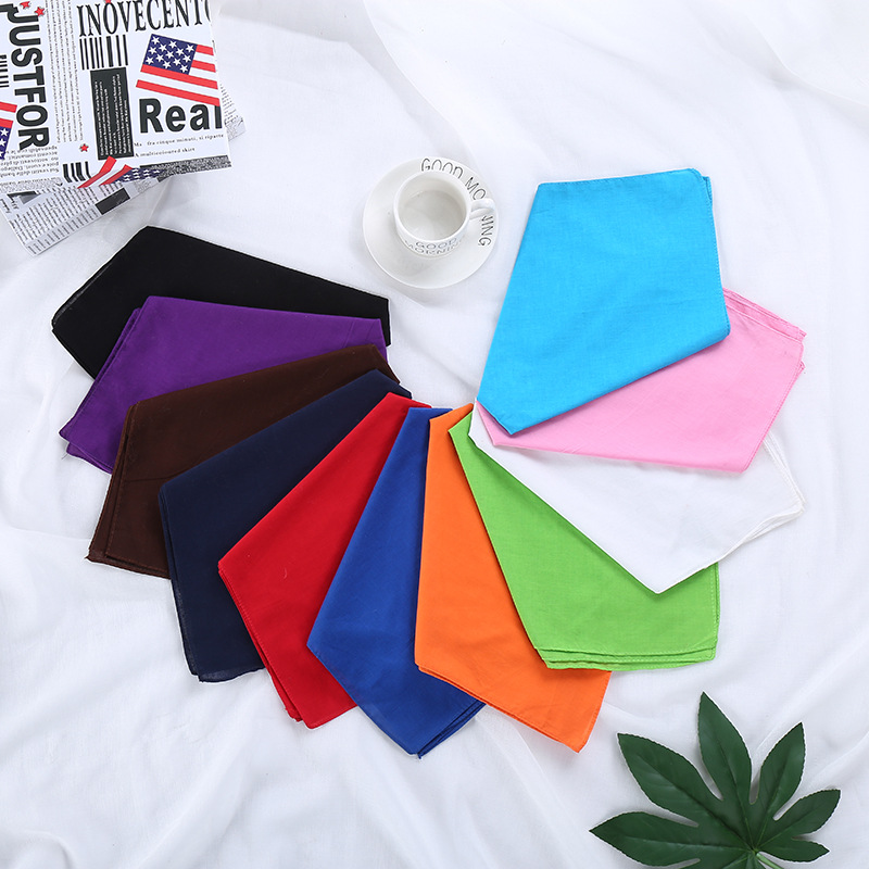 Headscarf Cotton Solid Color R - Bandana Blank White incelemesi ve fiyatı