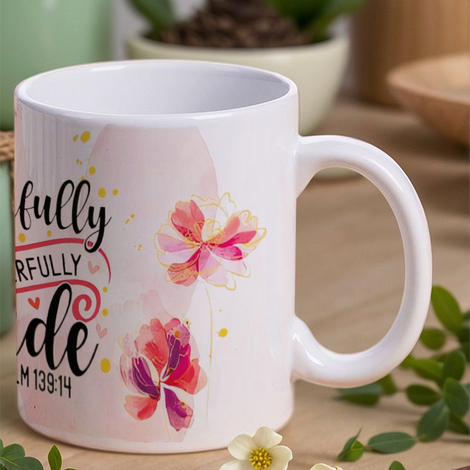 Fearfully And Wonderfully Made - Sublimation Mug White incelemesi ve fiyatı