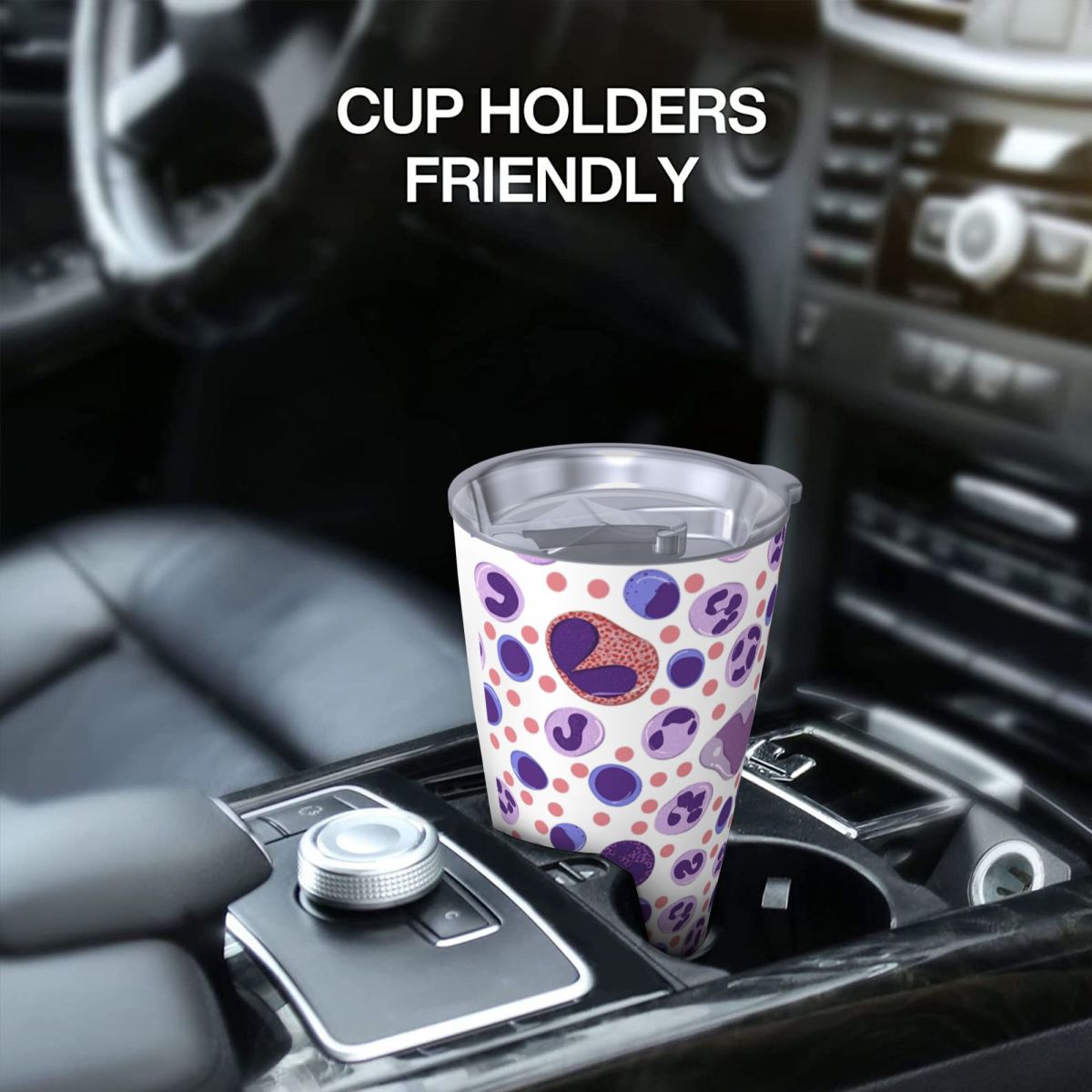 Large White Blood Cell Pattern - Tumbler 20Oz White incelemesi ve fiyatı