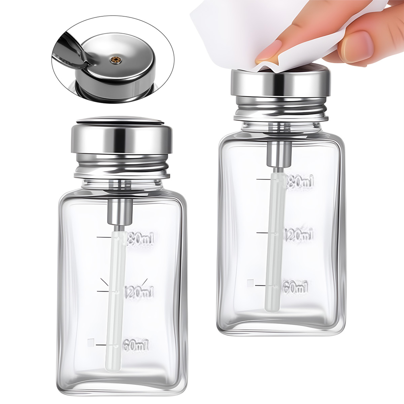 180ml Nail Glass Bottle Press  - Water Bottle Blank incelemesi ve fiyatı