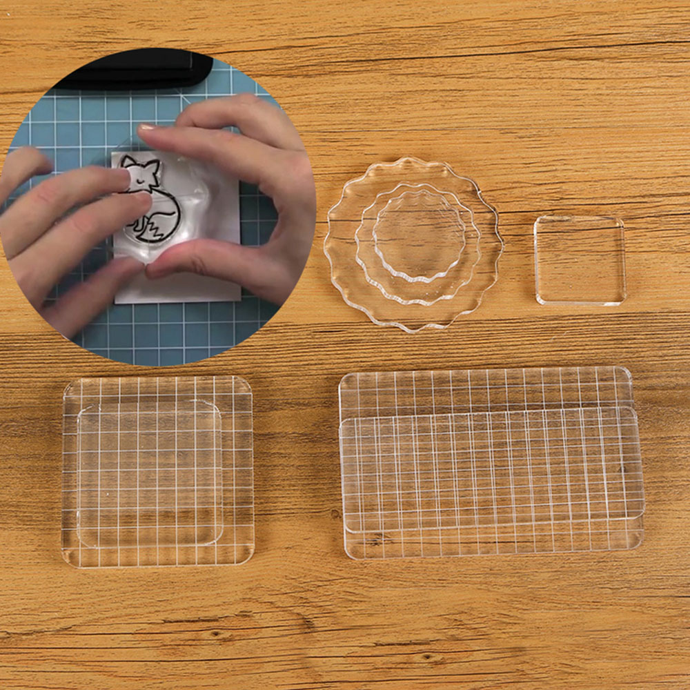 Clear Acrylic Stamp Block Use  - Photo Acrylic Block incelemesi ve fiyatı