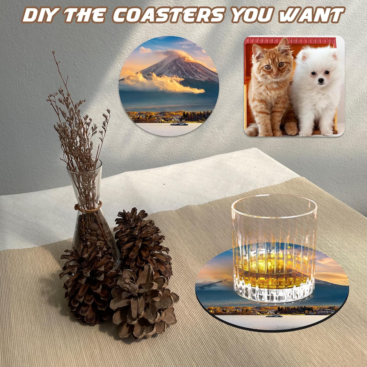 10 Pcs Sublimation Coasters Bl - Coaster Sublimation Blank incelemesi ve fiyatı