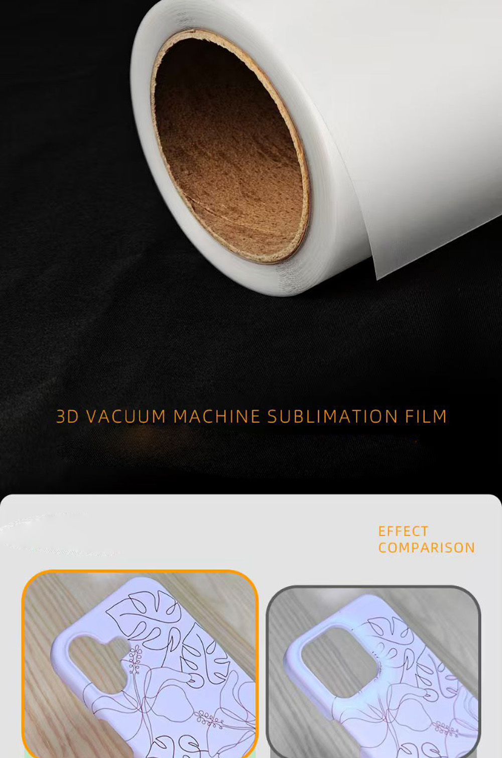 FONLYU 420mm*40mm Roll 3D Subl - Phone Case Blank Print incelemesi ve fiyatı