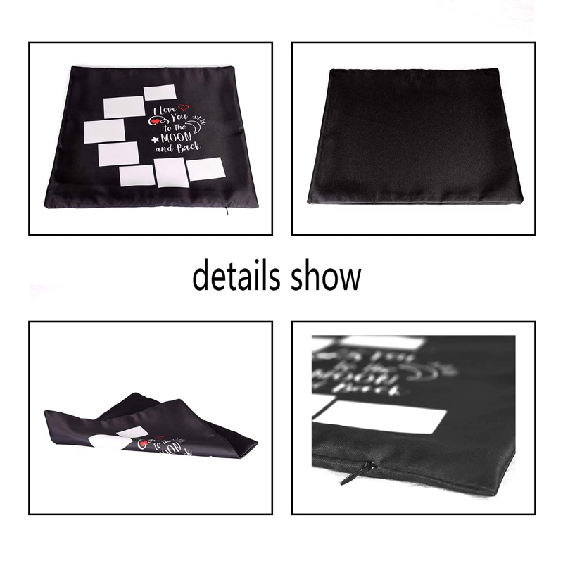 10pcs/Lot 7 Panels Blank Moon  - Pillow Cover Sublimation incelemesi ve fiyatı