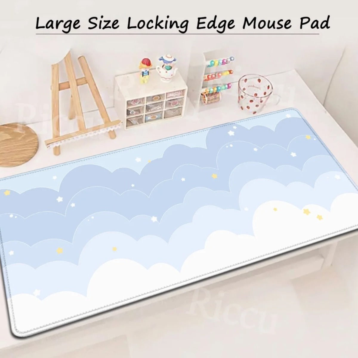 Pink Pastel Clouds Extended Mo - Mouse Pad Blank Sublimation incelemesi ve fiyatı