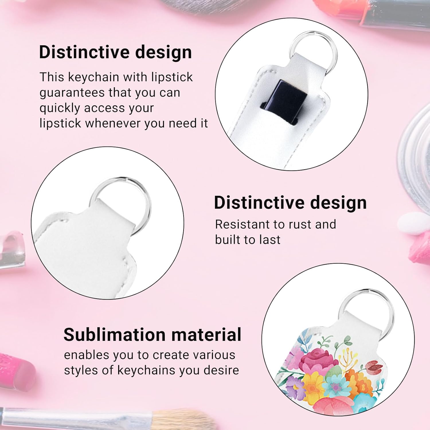 10 Pcs Sublimation Lipstick Ho - Puzzle Blank White incelemesi ve fiyatı
