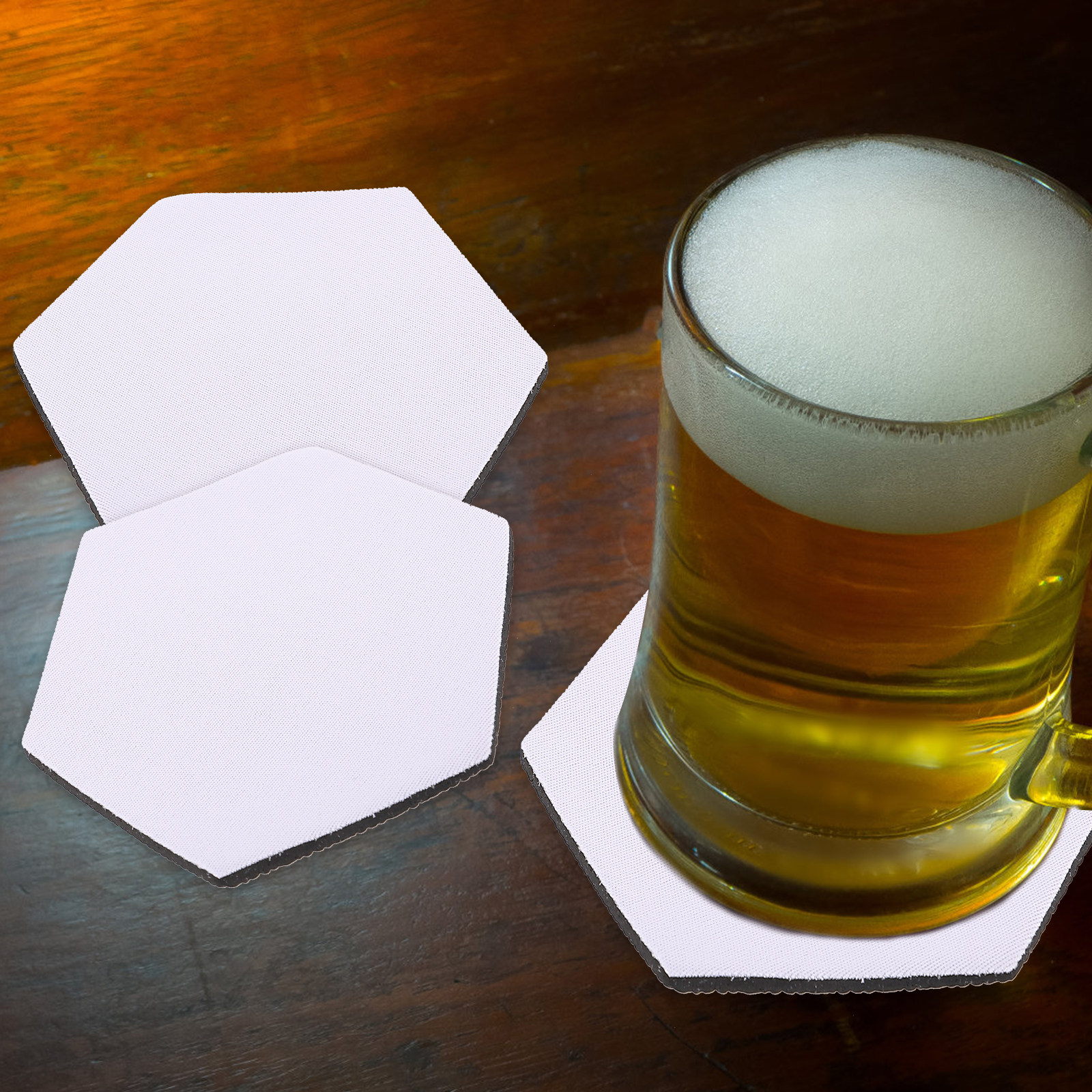 10Pcs Sublimation Blank Coaste - Coaster Sublimation Blank incelemesi ve fiyatı