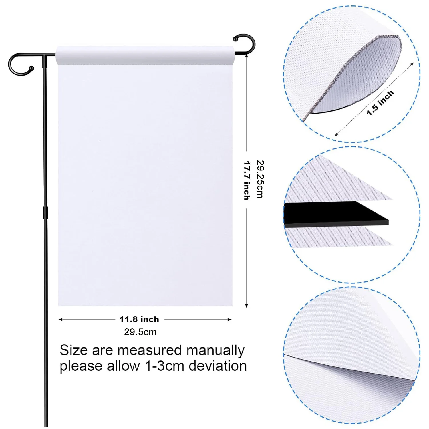 5pcs Double-Sided Blank Garden - Yard Sign Blank incelemesi ve fiyatı