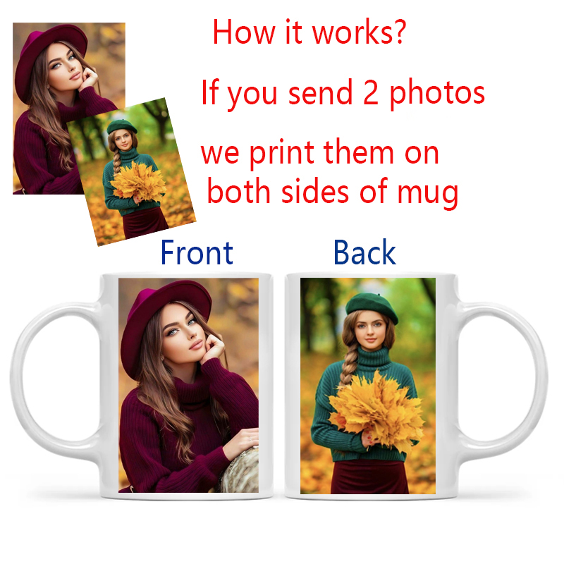 Personalized Your Photo Mug, C - Sublimation Mug White incelemesi ve fiyatı
