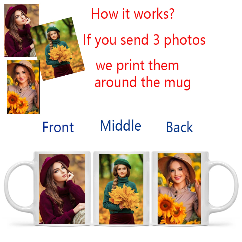 Personalized Your Photo Mug, C - Sublimation Mug White incelemesi ve fiyatı