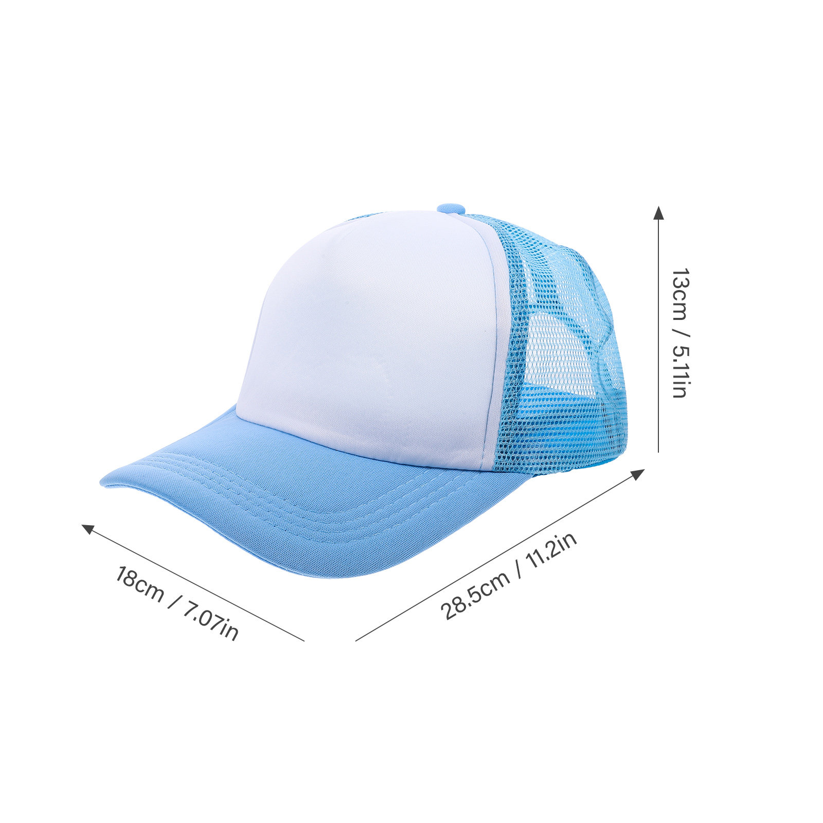 10Pcs Mesh Baseball Hat Blank  - Hat Sublimation Blank incelemesi ve fiyatı