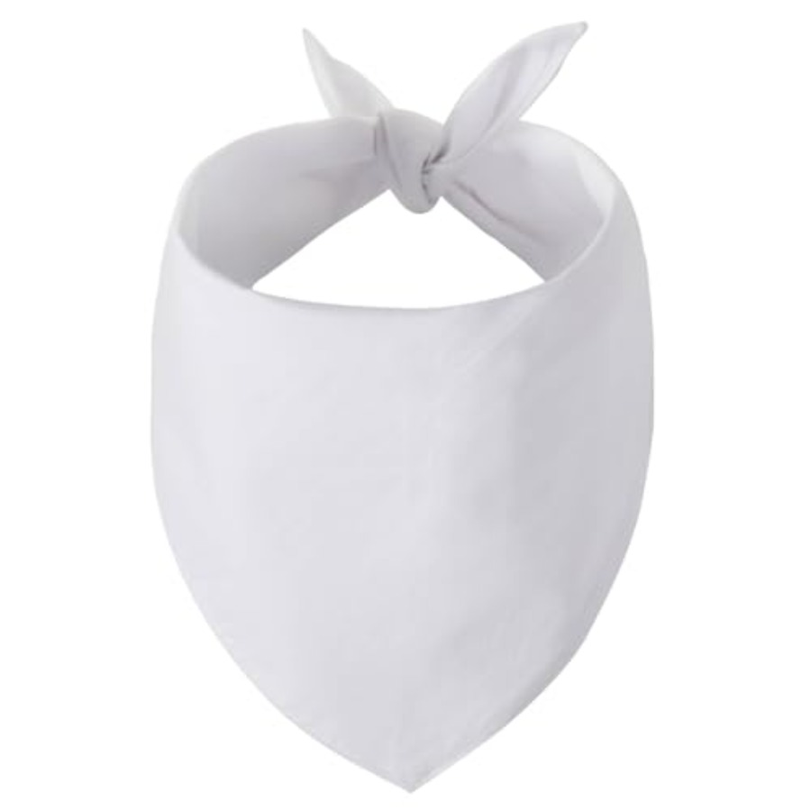 Blank Dog Bandanas Large-1PCS, - Bandana Blank White incelemesi ve fiyatı