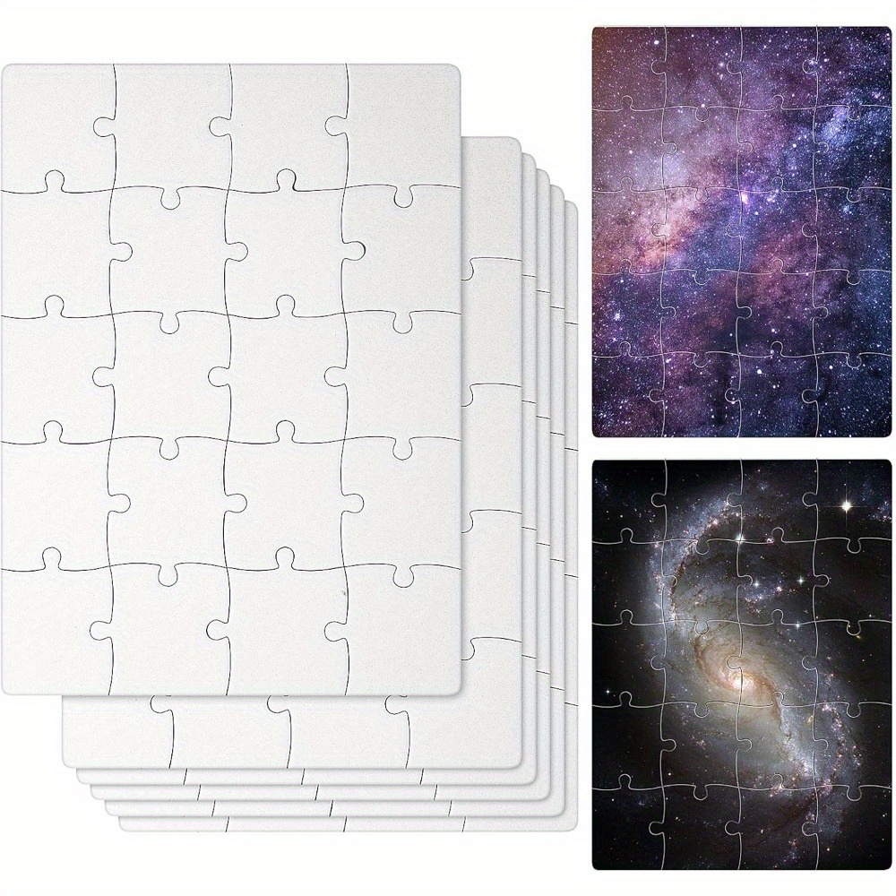 6pcs Sublimation Blank Puzzles - Puzzle Blank White incelemesi ve fiyatı