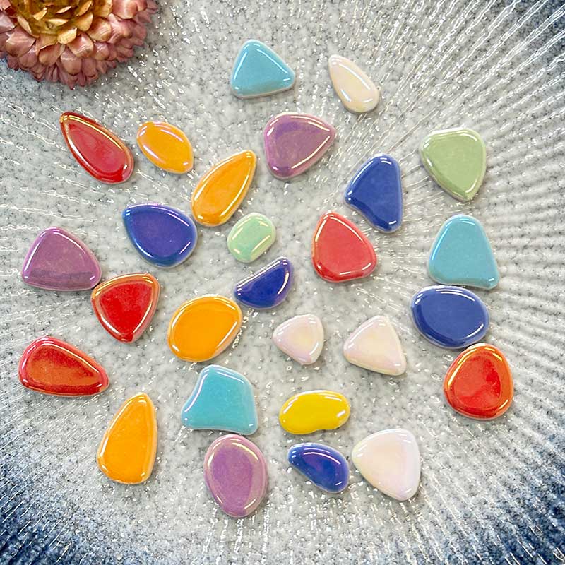50g Porcelain DIY irregular Ph - Ceramic Tile Blank incelemesi ve fiyatı