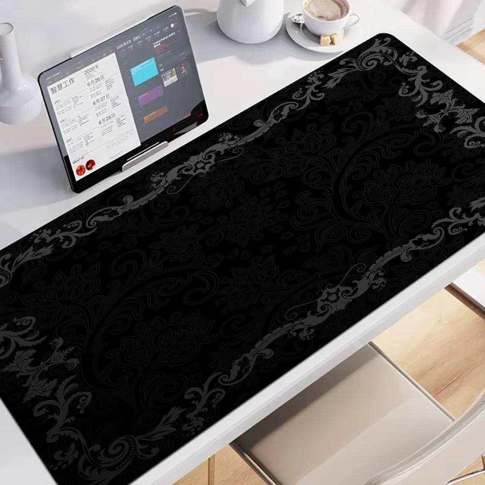 Black Flower Lace Mouse Pad La - Mouse Pad Blank Sublimation incelemesi ve fiyatı