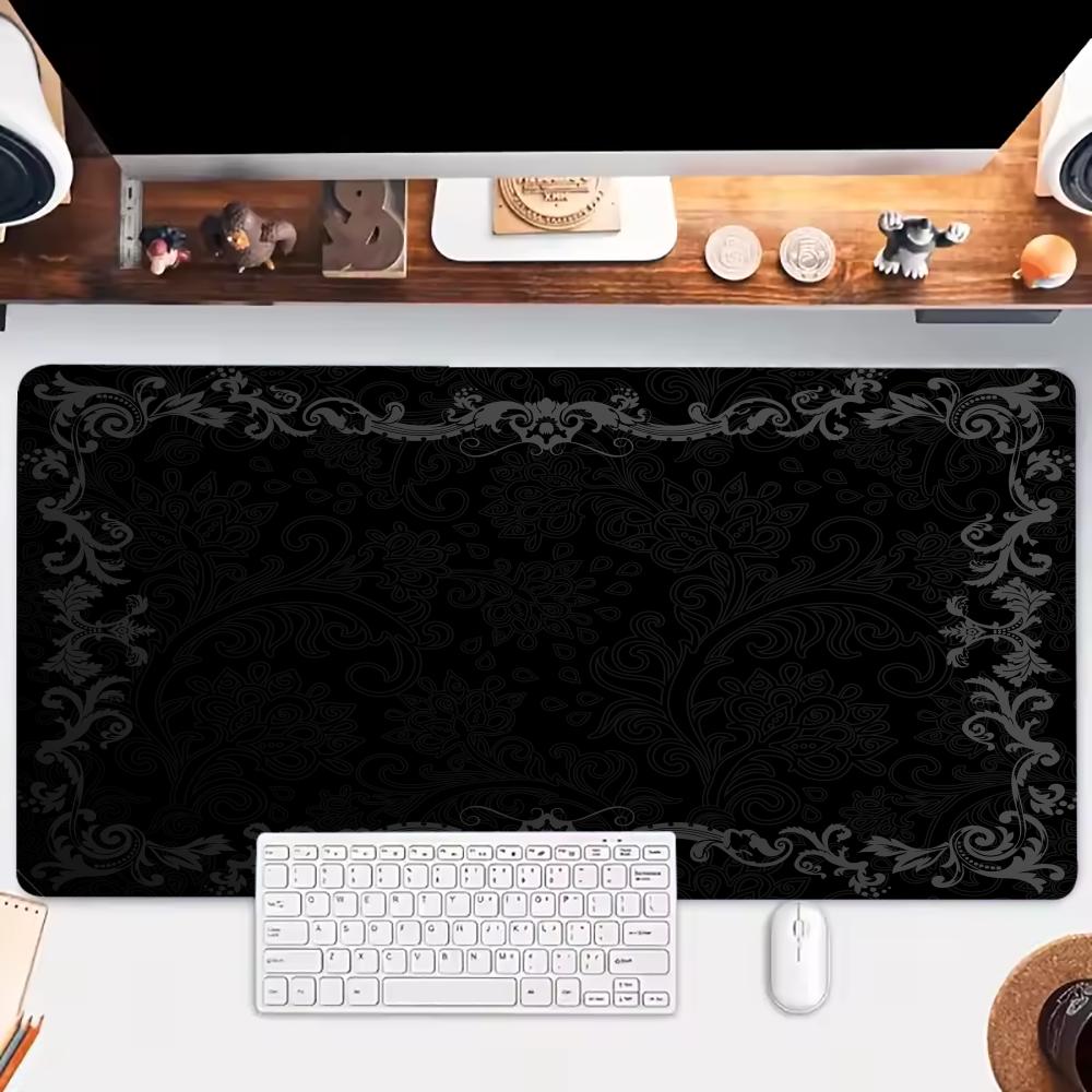 Black Flower Lace Mouse Pad La - Mouse Pad Blank Sublimation incelemesi ve fiyatı