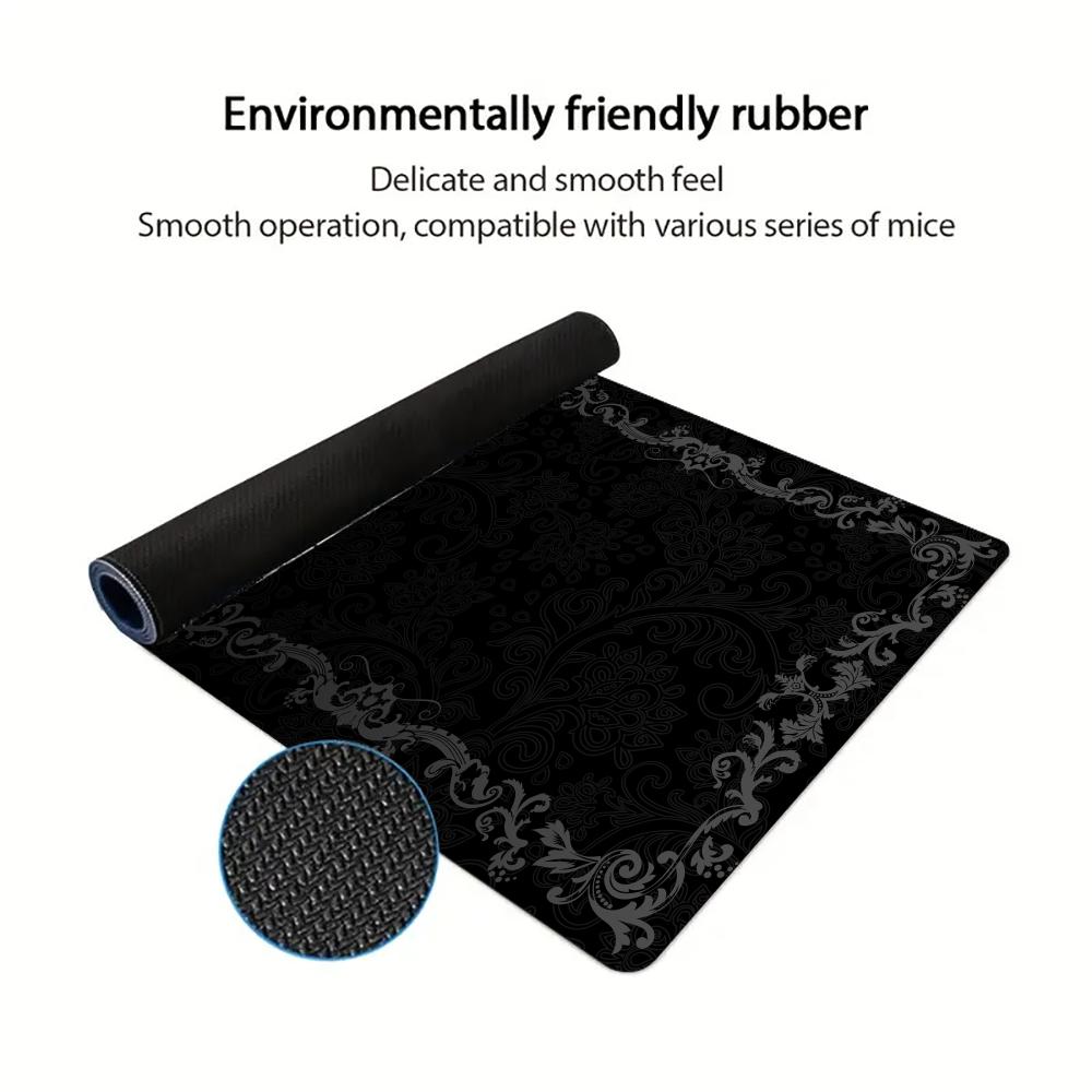 Black Flower Lace Mouse Pad La - Mouse Pad Blank Sublimation incelemesi ve fiyatı