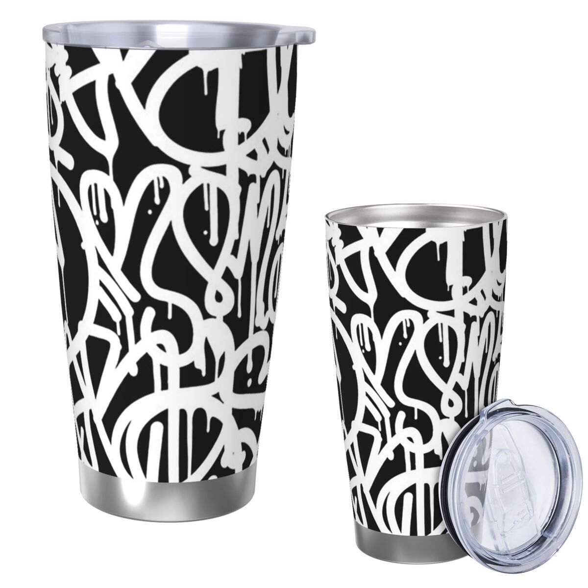 1pc Stainless Steel Water Bott - Tumbler 20Oz White incelemesi ve fiyatı