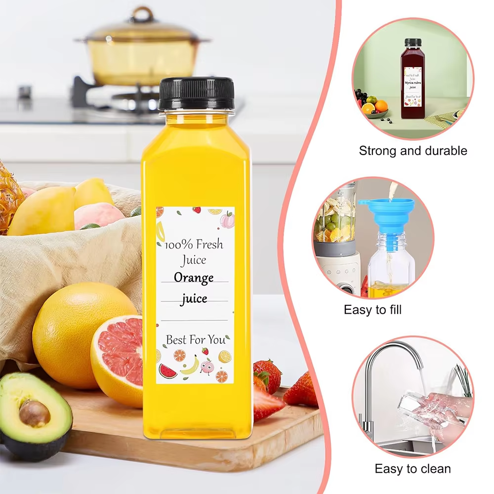 500ML Juice Bottles with Caps  - Water Bottle Blank incelemesi ve fiyatı