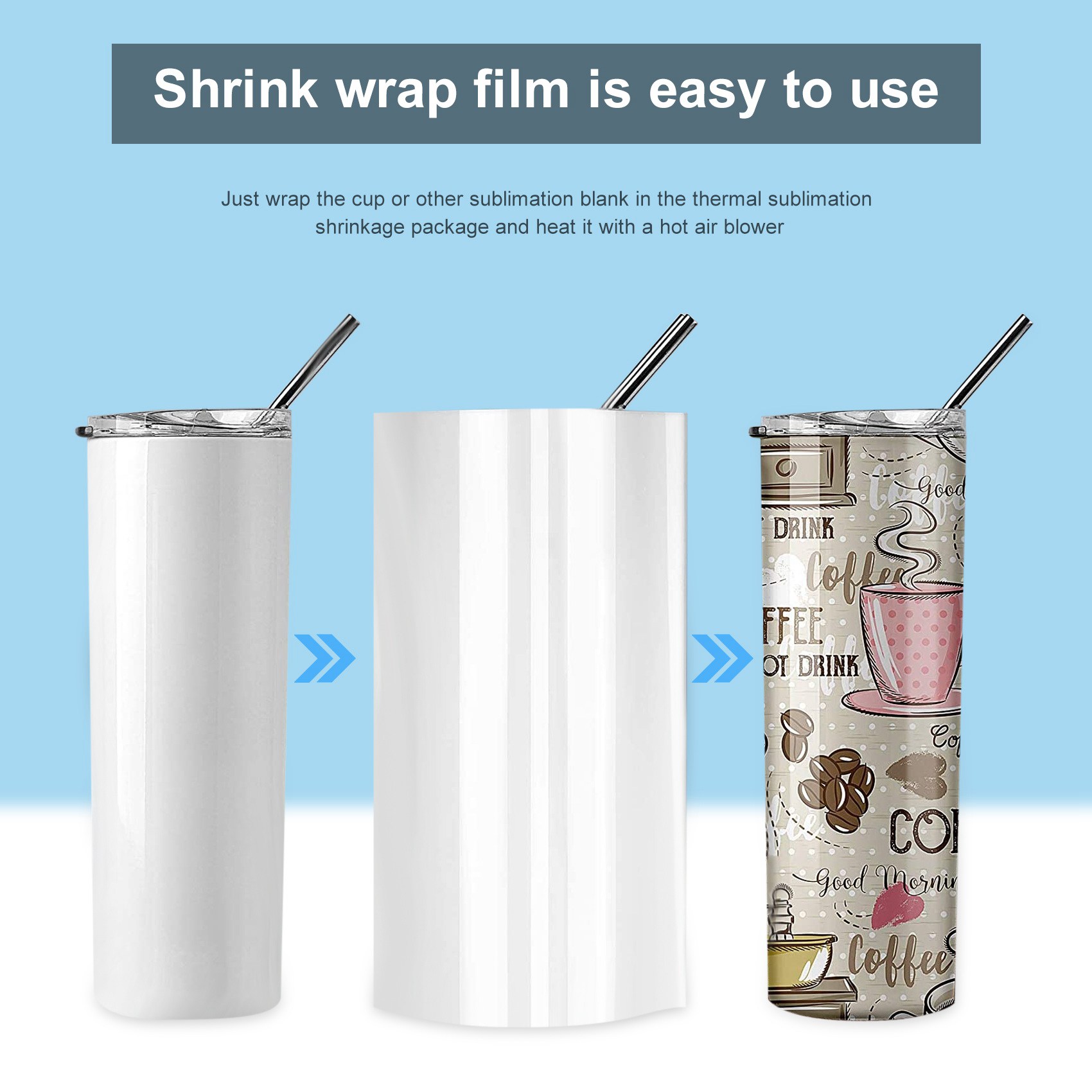 -FTGT 30Pcs Sublimation Shrink - Sublimation Mug White incelemesi ve fiyatı