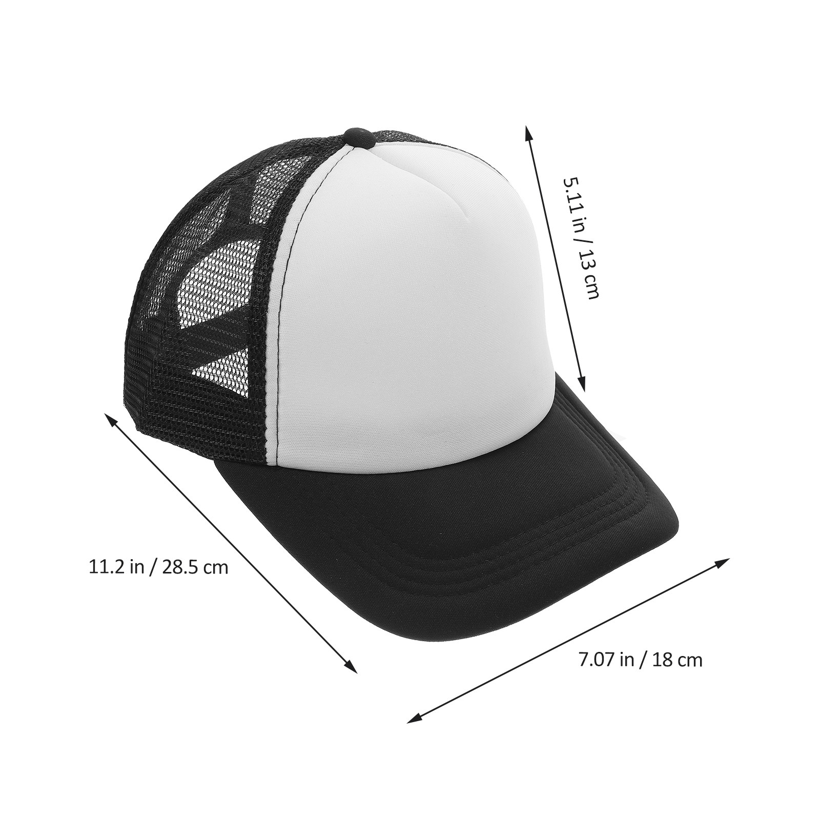10Pcs DIY Blank Trucker Hat Me - Hat Sublimation Blank incelemesi ve fiyatı