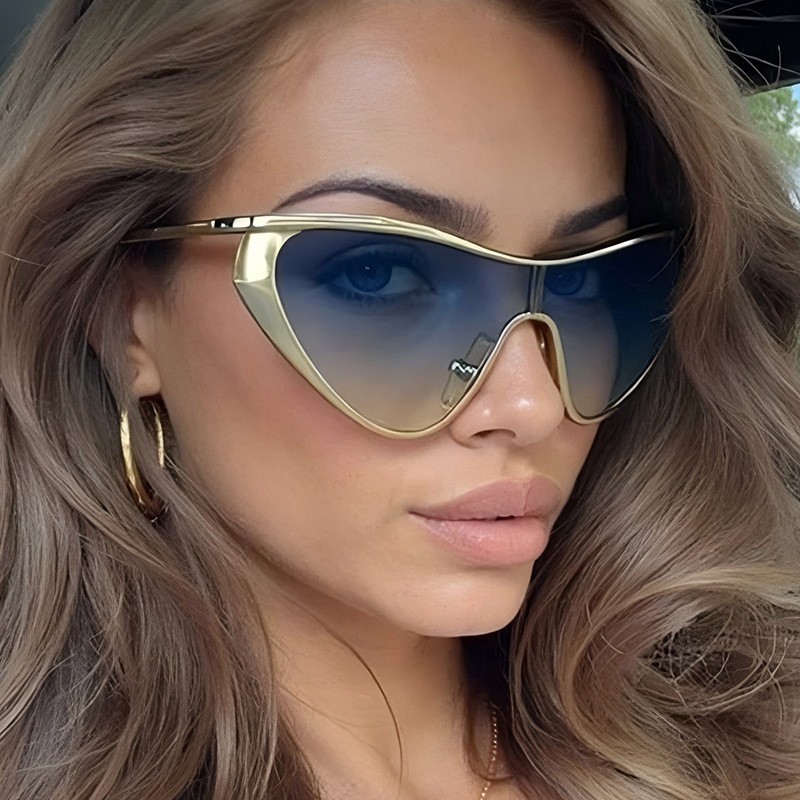 Rimless Y2K Style Sunglasses R - Metal Photo Panel incelemesi ve fiyatı