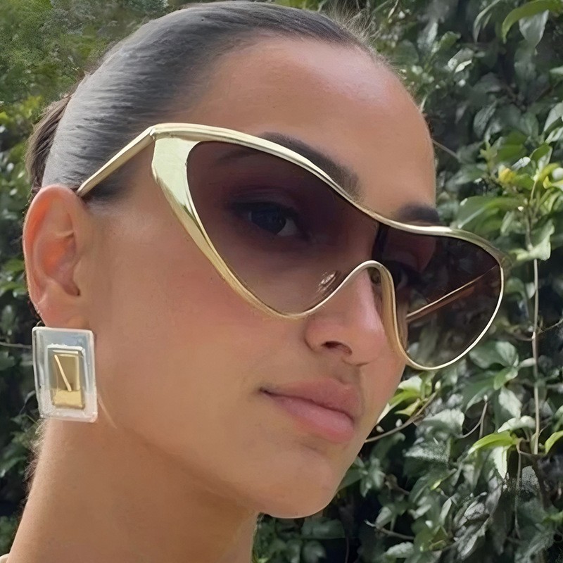 Rimless Y2K Style Sunglasses R - Metal Photo Panel incelemesi ve fiyatı
