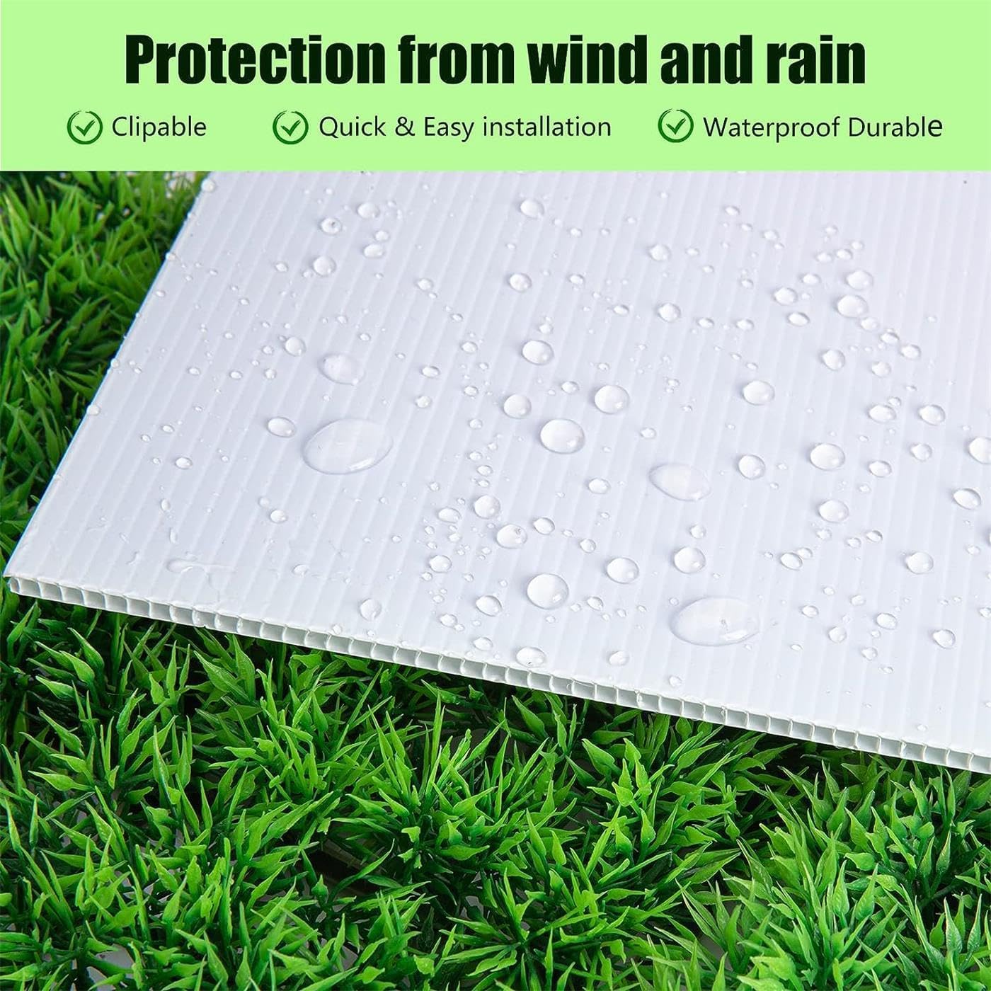 6 Pack 24x18 White Blank Lawn  - Yard Sign Blank incelemesi ve fiyatı