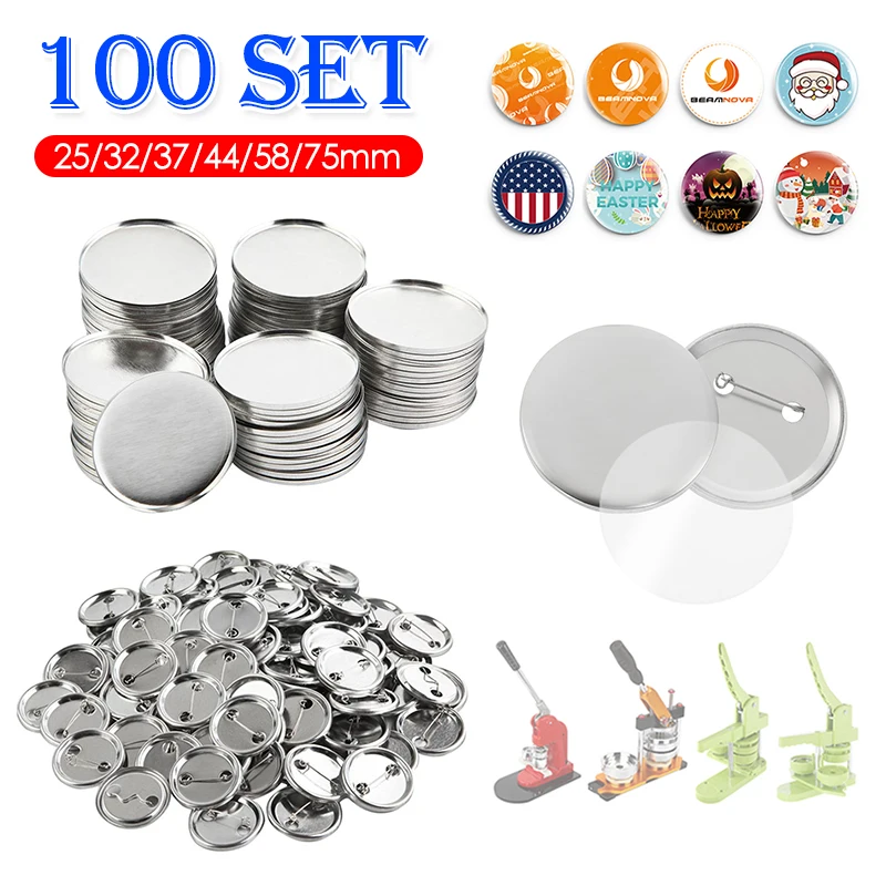 100Set Blank Badge Pin Button  - Button Badge Blank incelemesi ve fiyatı