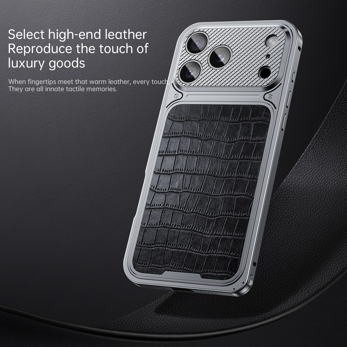 High End Crocodile Leather Pat - Metal Photo Panel incelemesi ve fiyatı