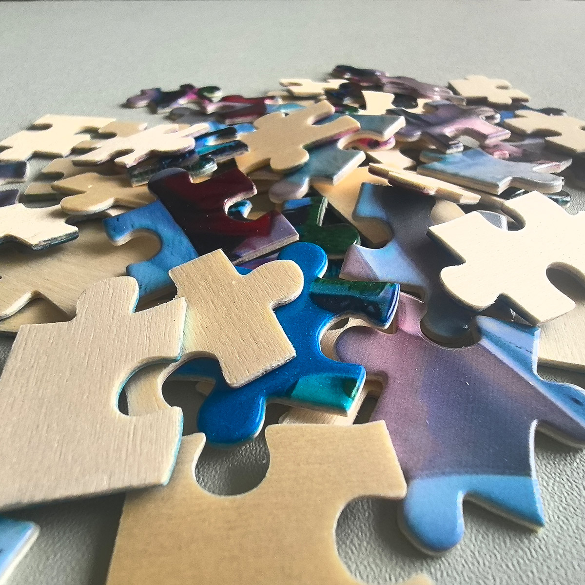 DIY custom puzzle pieces custo - Puzzle Blank White incelemesi ve fiyatı