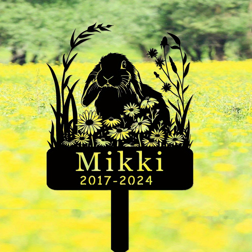 Custom Lop-Eared Rabbit Memori - Yard Sign Blank incelemesi ve fiyatı