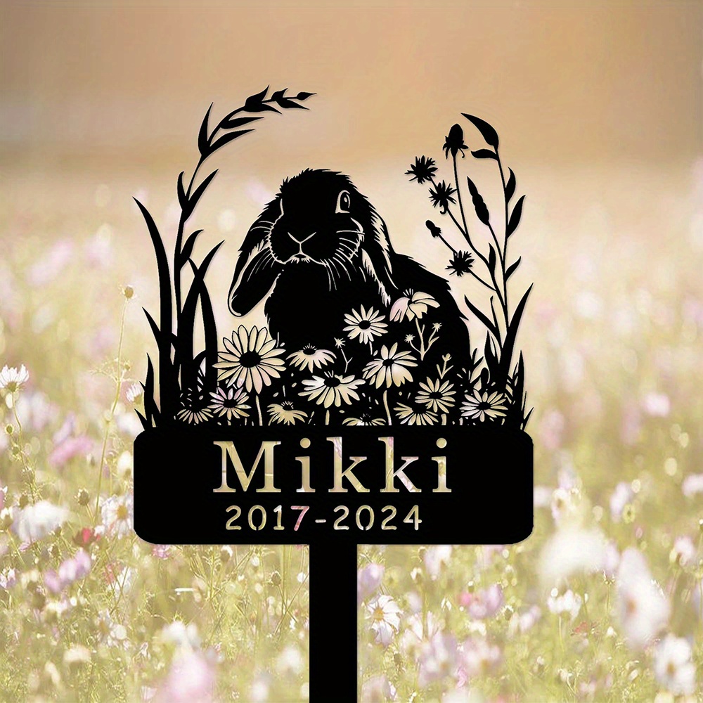 Custom Lop-Eared Rabbit Memori - Yard Sign Blank incelemesi ve fiyatı