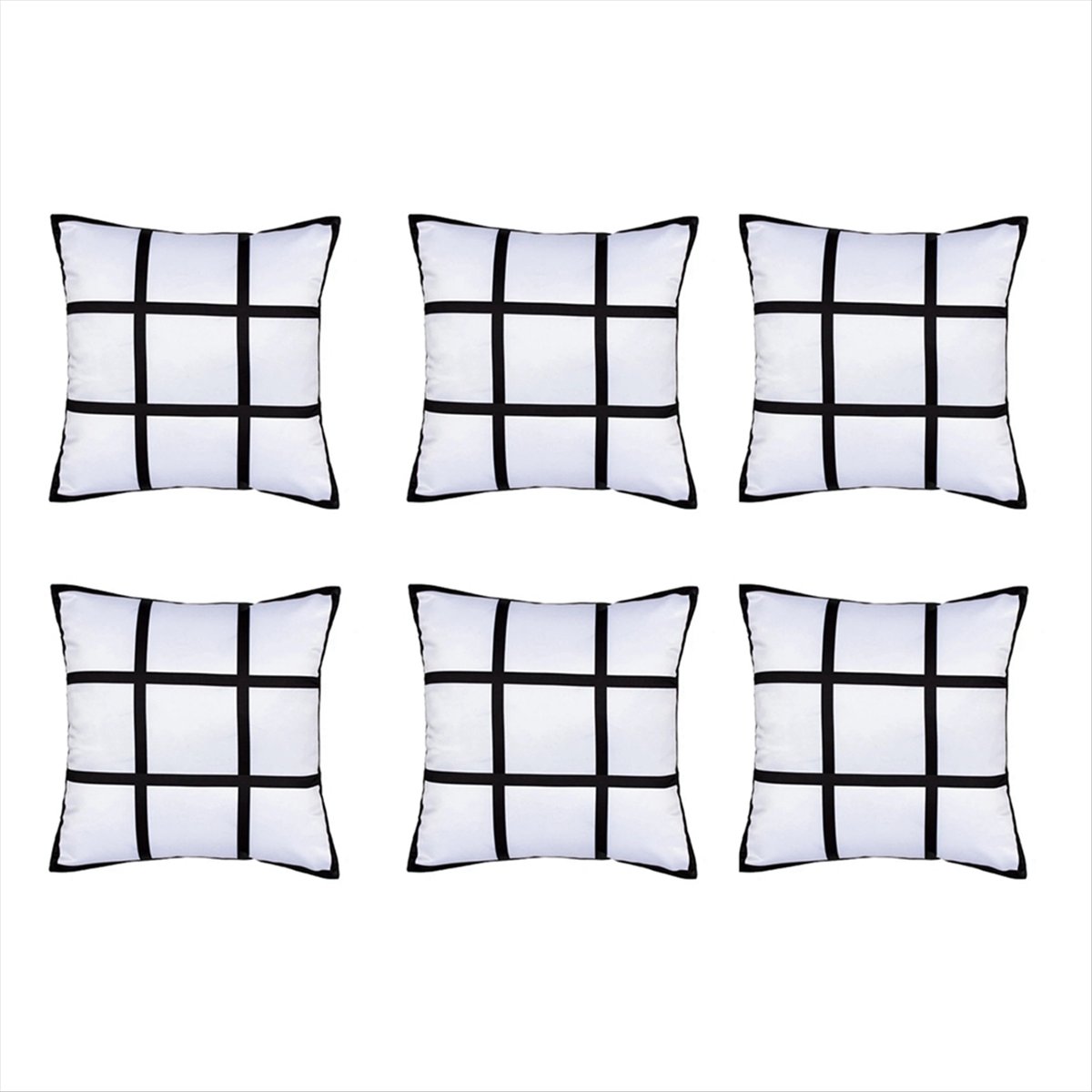 ABNH 6Pcs Sublimation Blank Pa - Pillow Cover Sublimation incelemesi ve fiyatı