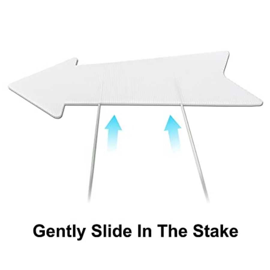 Blank Arrow Signs with Stakes  - Yard Sign Blank incelemesi ve fiyatı