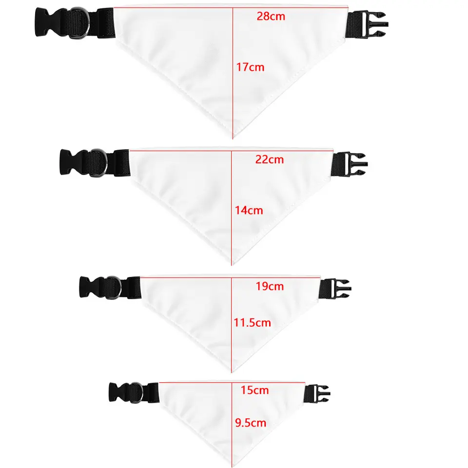 Sublimation White Blank Dog Pe - Bandana Blank White incelemesi ve fiyatı