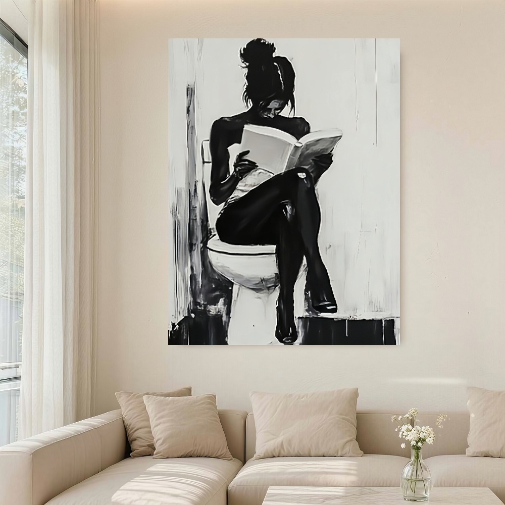 Framed 1pc Modern Abstract Wom - Canvas Wrap Ready incelemesi ve fiyatı