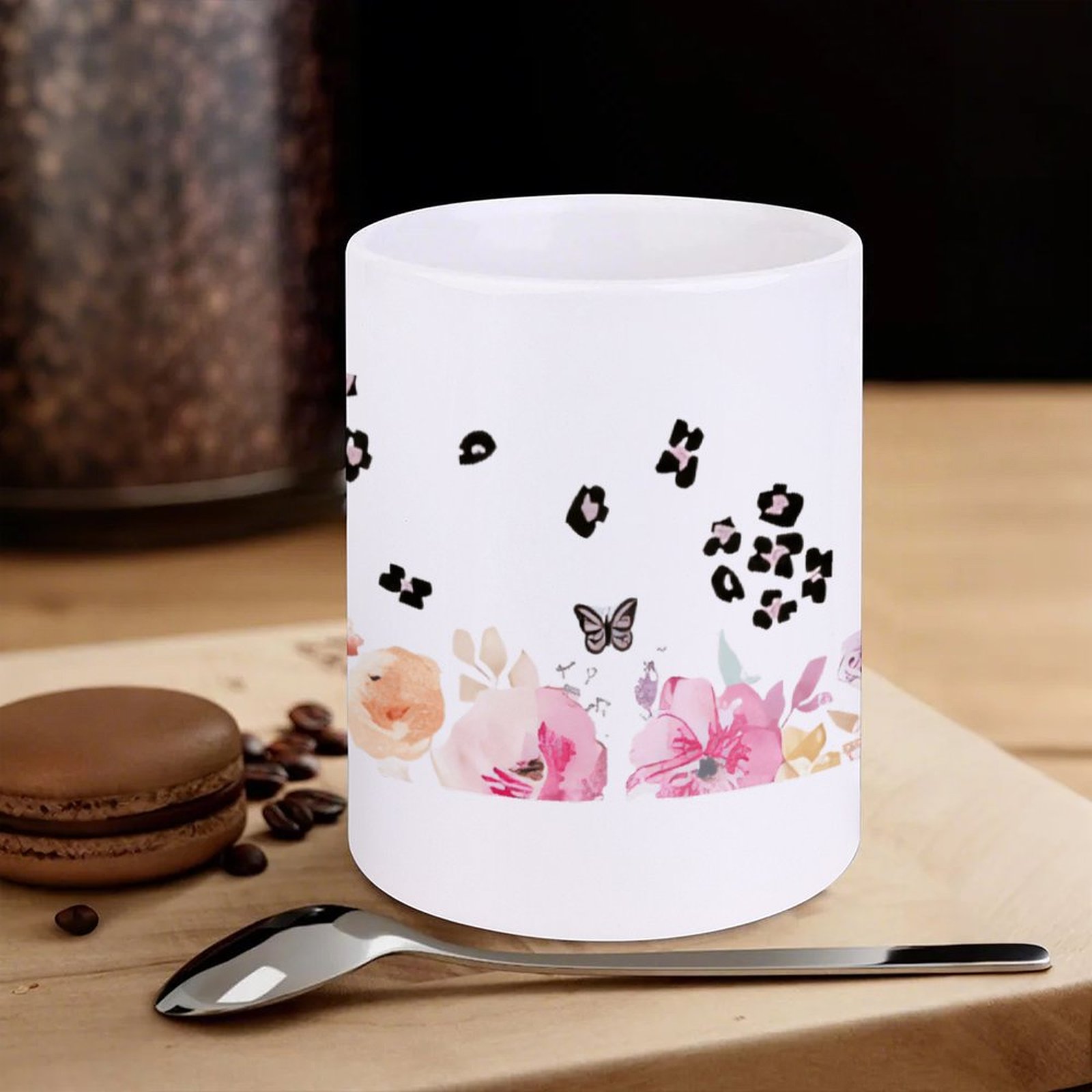 A Watercolor Painting Of Flowe - Sublimation Mug White incelemesi ve fiyatı