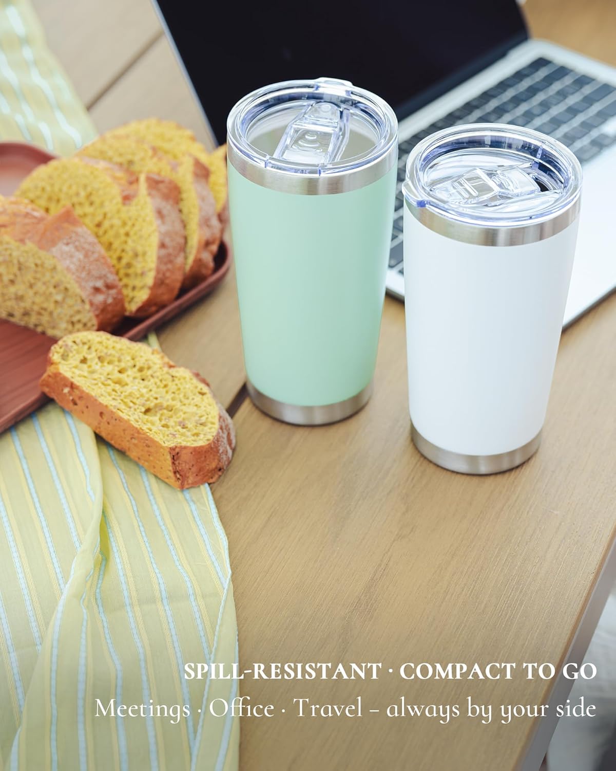 20oz Leakproof Travel Coffee T - Tumbler 20Oz White incelemesi ve fiyatı