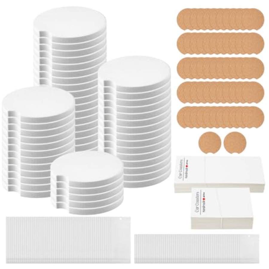 312 Pcs Ceramic Car Coasters 2 - Coaster Sublimation Blank incelemesi ve fiyatı
