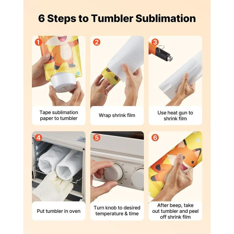 Sublimation Oven Machine, 13 Q - Tumbler 20Oz White incelemesi ve fiyatı