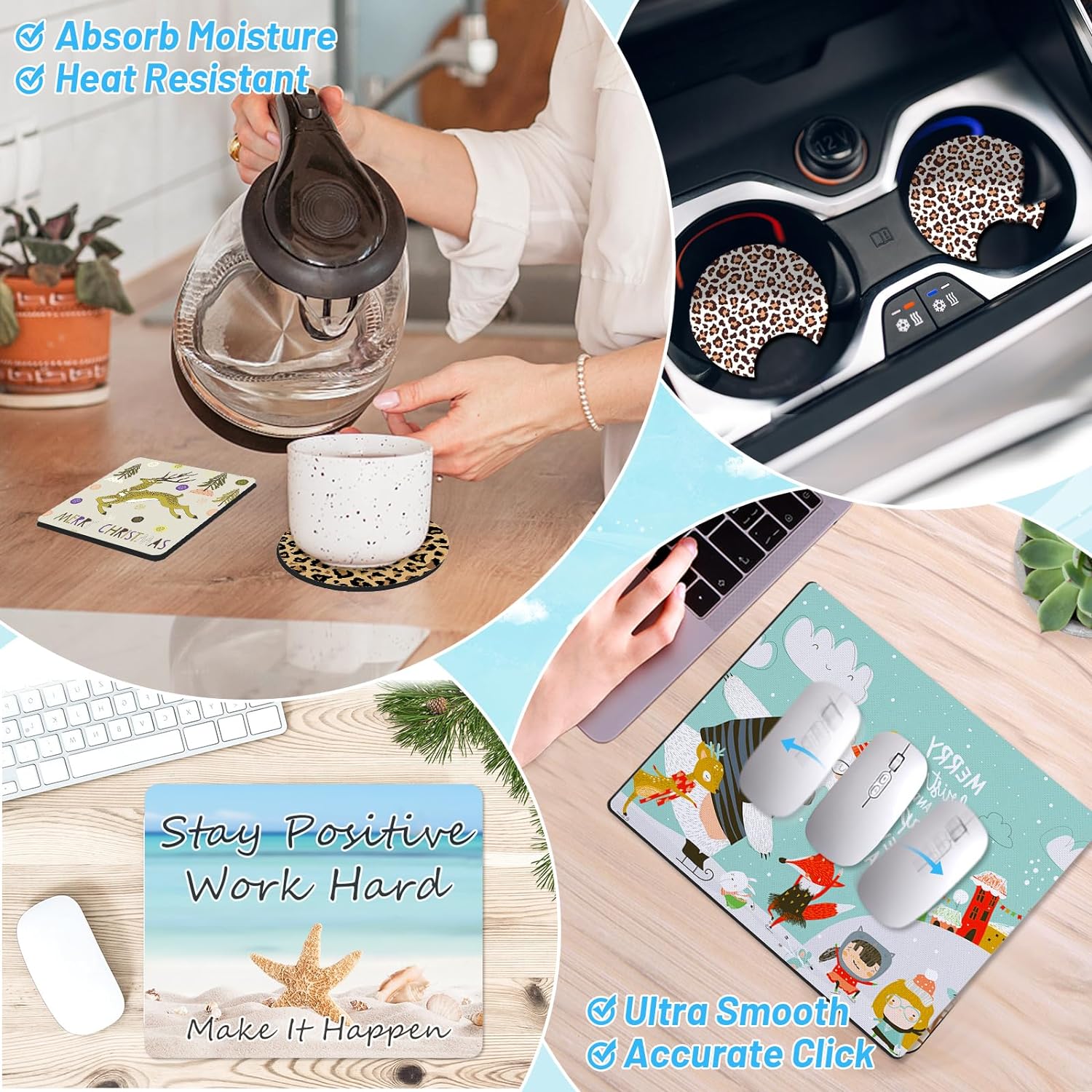 90pcs  Sublimation Blank Start - Coaster Sublimation Blank incelemesi ve fiyatı