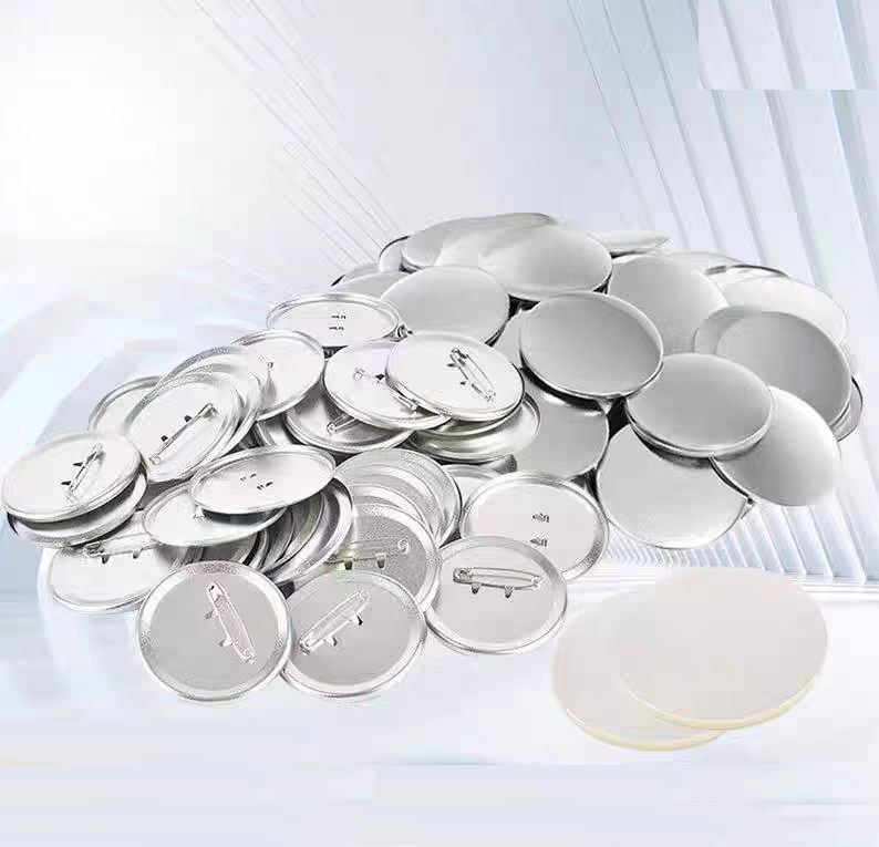 100pcs 2.25inch 58mm new pin D - Button Badge Blank incelemesi ve fiyatı