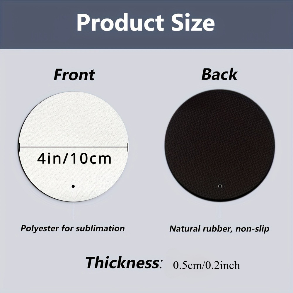 20/60pcs Coasters, Blank Heat- - Coaster Sublimation Blank incelemesi ve fiyatı