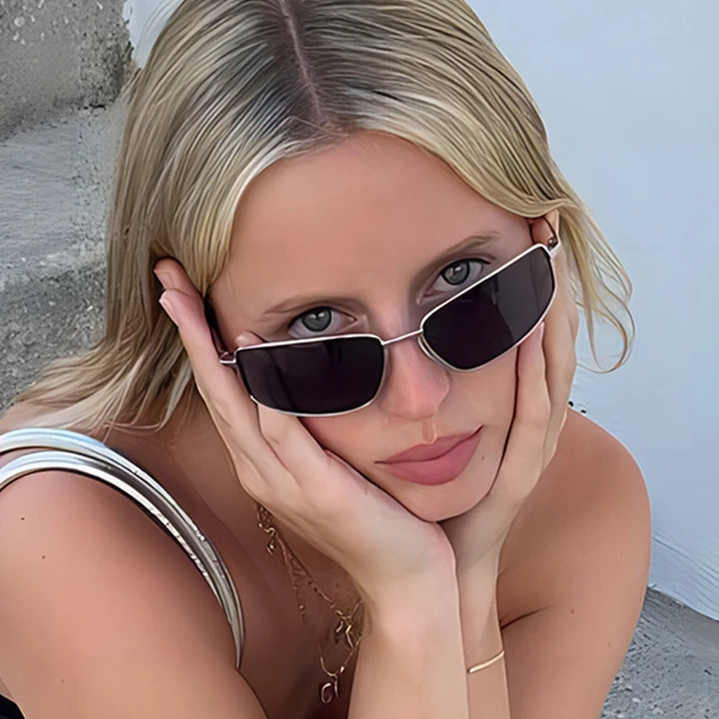 Women's y2k Sunglasses New Gla - Metal Photo Panel incelemesi ve fiyatı