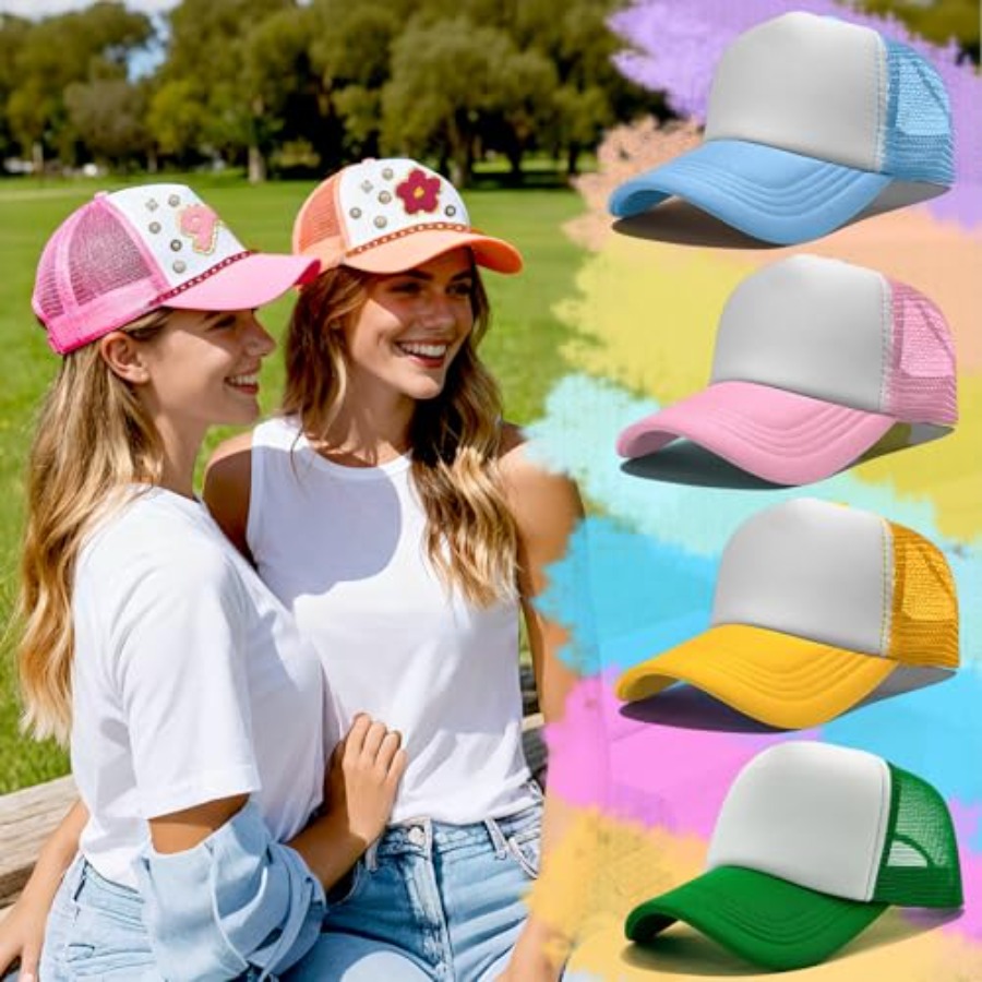 10 Pack Blank Trucker Hats DIY - Hat Sublimation Blank incelemesi ve fiyatı