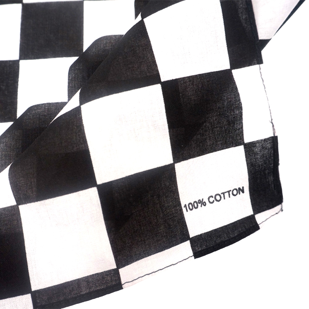 Bandana Checkered Flag Auto Ra - Bandana Blank White incelemesi ve fiyatı