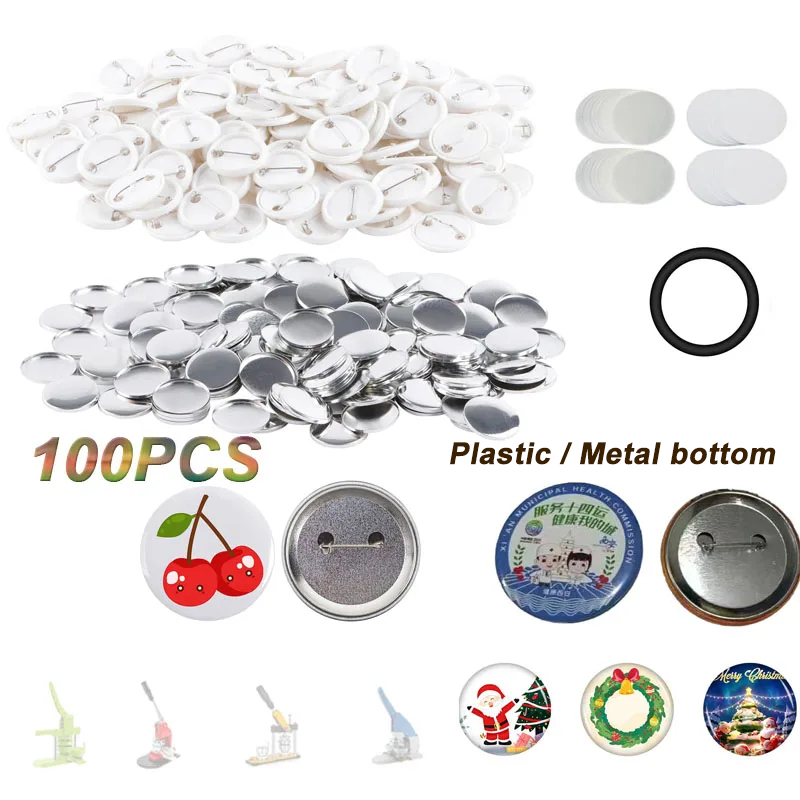 100PCS Blank Button Making Sup - Button Badge Blank incelemesi ve fiyatı