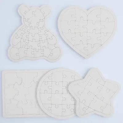 5Pcs White Blank Jigsaw Puzzle - Puzzle Blank White incelemesi ve fiyatı